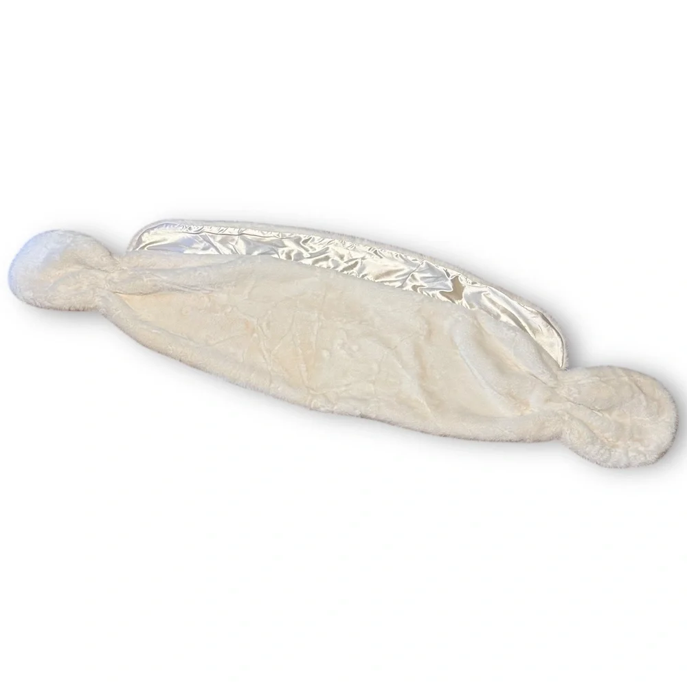 Cream Faux Fur Bridal Wrap - Women Accessories Scarves & Wraps